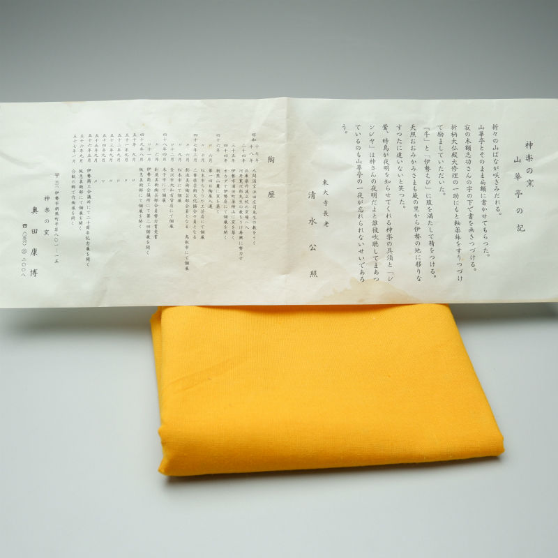 奥田康博 赤絵魚文茶碗 | GALLERY 旭