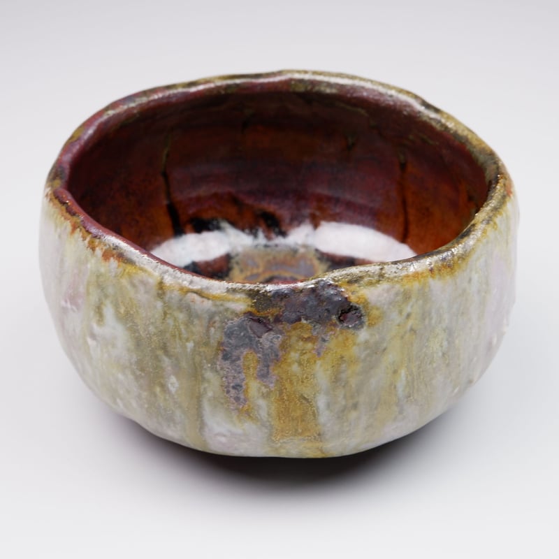 村田 珠光 鬼志野砧花入れ 村田 珠光 鬼志野砧花入れ 村田 珠光