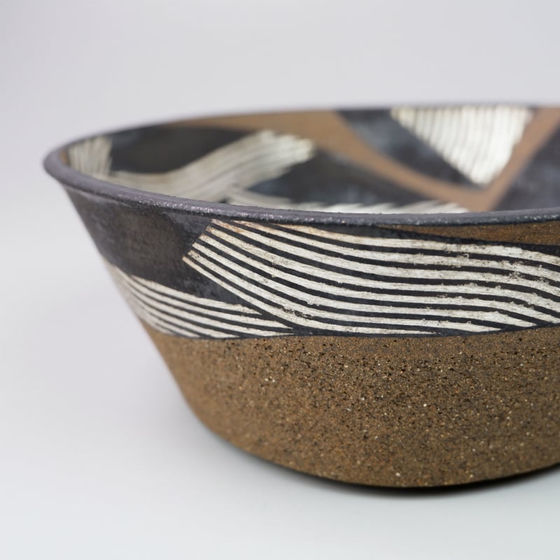 焼〆茶碗 清水幸子 銀彩焼〆鉢 | GALLERY 旭