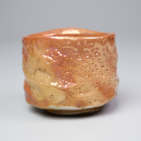 鈴木富雄　耀変金志野ぐい呑