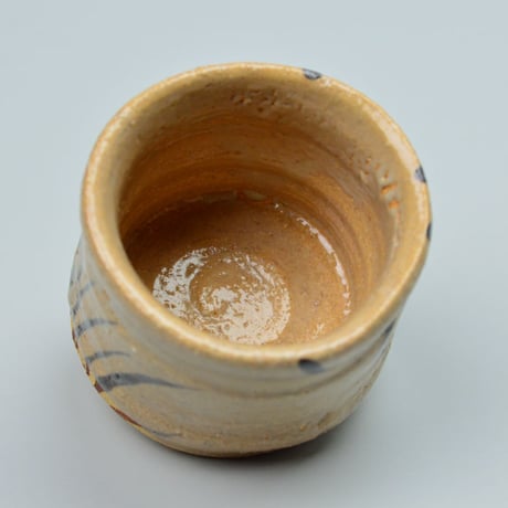 中里 重利　絵唐津ぐい呑