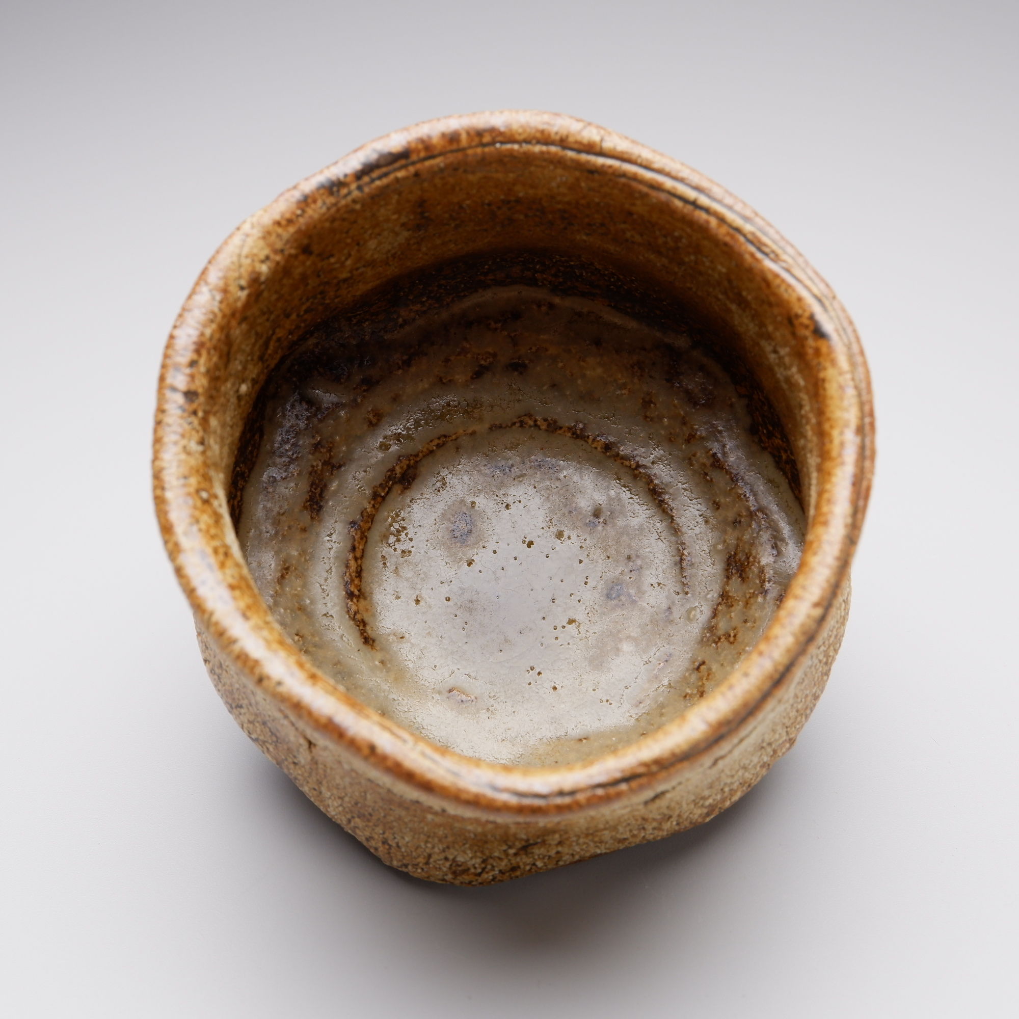 河本五郎　灰釉鳥紋　汲出碗　6客揃い 河本五郎 灰釉茶碗 | GALLERY 旭