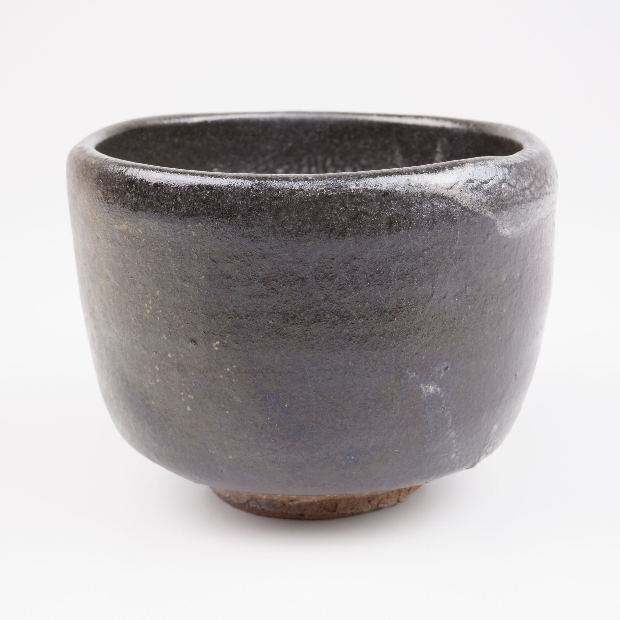 唐津焼　西岡良弘　氏作　黒唐津湯呑み茶碗　湯呑み茶碗 original