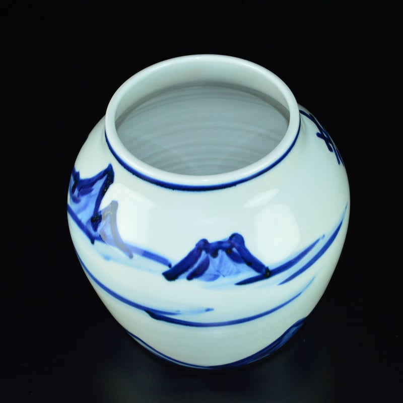 近藤悠三 山染付壷 | GALLERY 旭