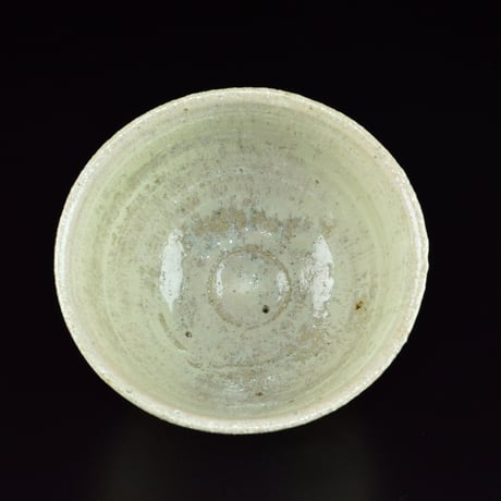 西岡小十　絵斑唐津茶碗