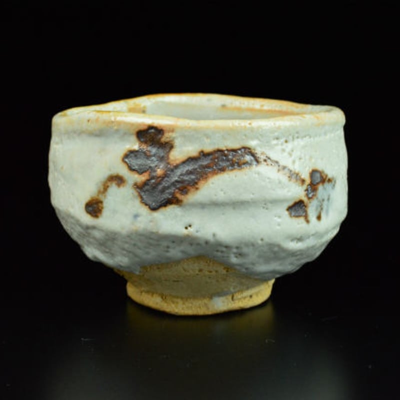 奥磯太覚＊志野茶碗＊陶芸品＊美濃焼＊茶碗 奥磯太覚 志野筒茶盌 – 窯と土～Kama-to-tsuchi～
