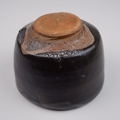 西岡良弘　黒唐津茶碗
