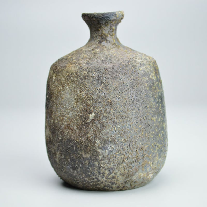 花瓶 備前焼 徳利 天満屋選定品】備前焼 徳利形花入（岡田輝）1650-I-002 - 岡山県備前市