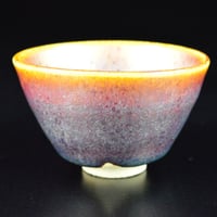 坂田実　燿変柿釉酒呑