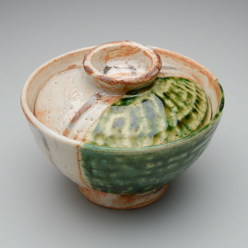 永江港史 織部飯茶碗 | GALLERY 旭