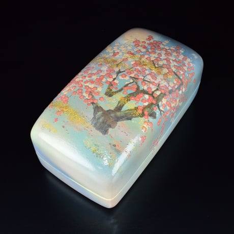 陶彩景 秋草図香炉 (十二世 坂高麗左衛門) (バービー様ご予約品 ) 陶彩景 秋草図香炉 (十二世 坂高麗左衛門) (バービー様ご予約品