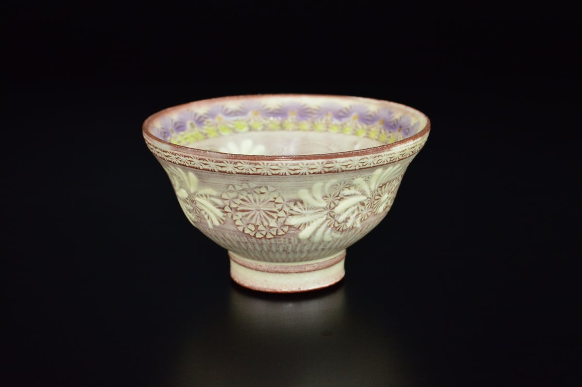 森里秀夫 紫三島呑 | GALLERY 旭