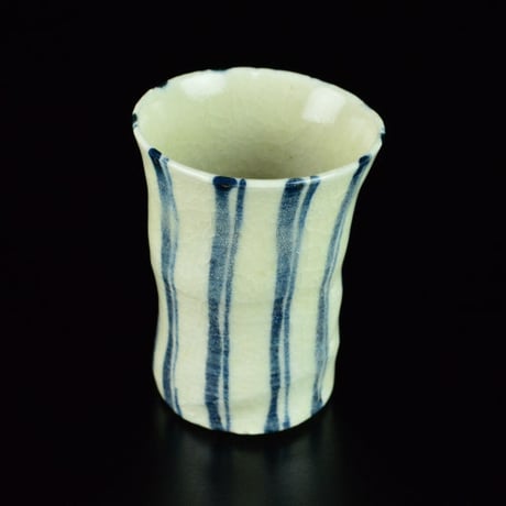 豊場惺也　染付杯