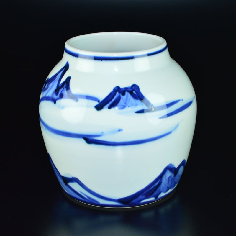 近藤悠三 山染付壷 | GALLERY 旭