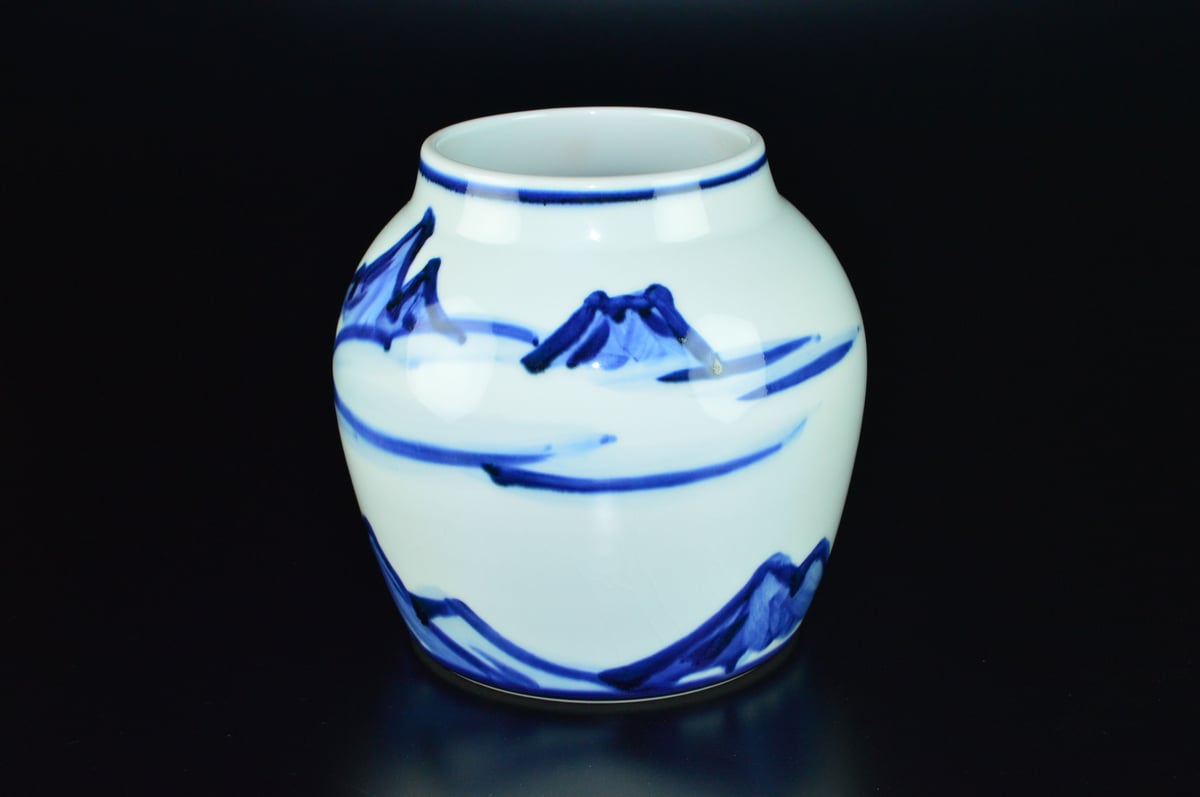 近藤悠三 山染付壷 | GALLERY 旭