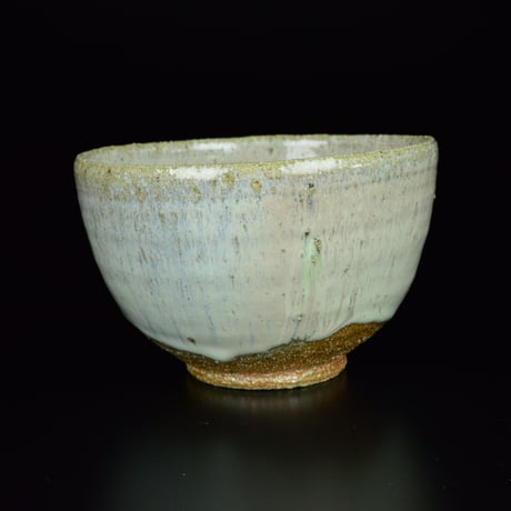 西岡小十　斑唐津茶碗