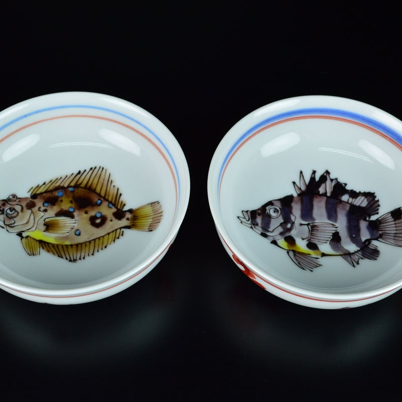 武腰潤 魚色々酒盃 六客揃 | GALLERY 旭