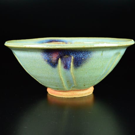 河井寛次郎　紫紅鉢