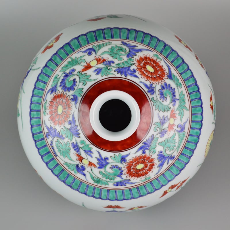 井上萬二 錦花鳥文壷 【お問い合わせ商品】 | GALLERY 旭