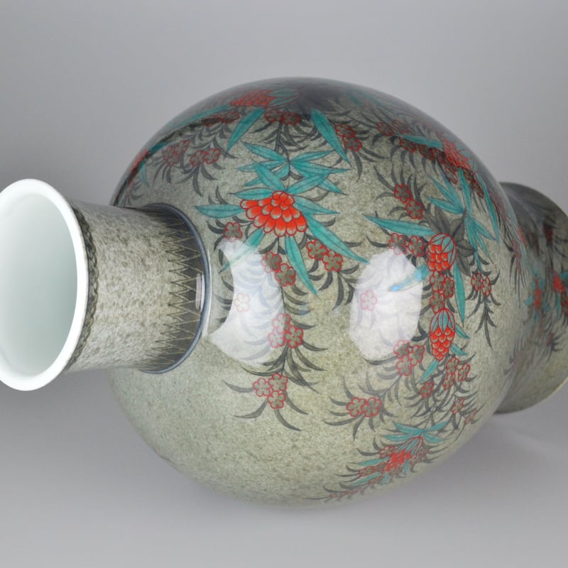 いつでもうー特価』 十三代 今泉今右衛門 花瓶 十四代 今泉今