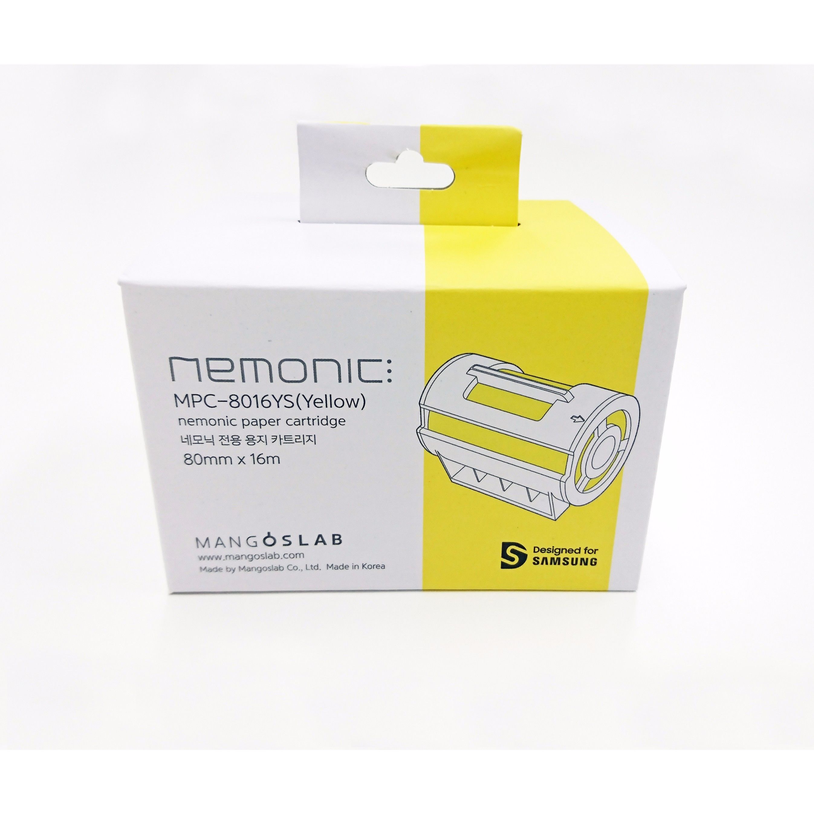 ネモニック nemonic カートリッジ　イエロー10個 ふせんプリンターnemonic用【nemonic専用カートリッジ】 | JBS ONLINE