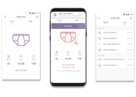 おむつの中の状態を常にセンシングしてスマホにお知らせ♪　【おむつセンサーMONIT (モニット) 】