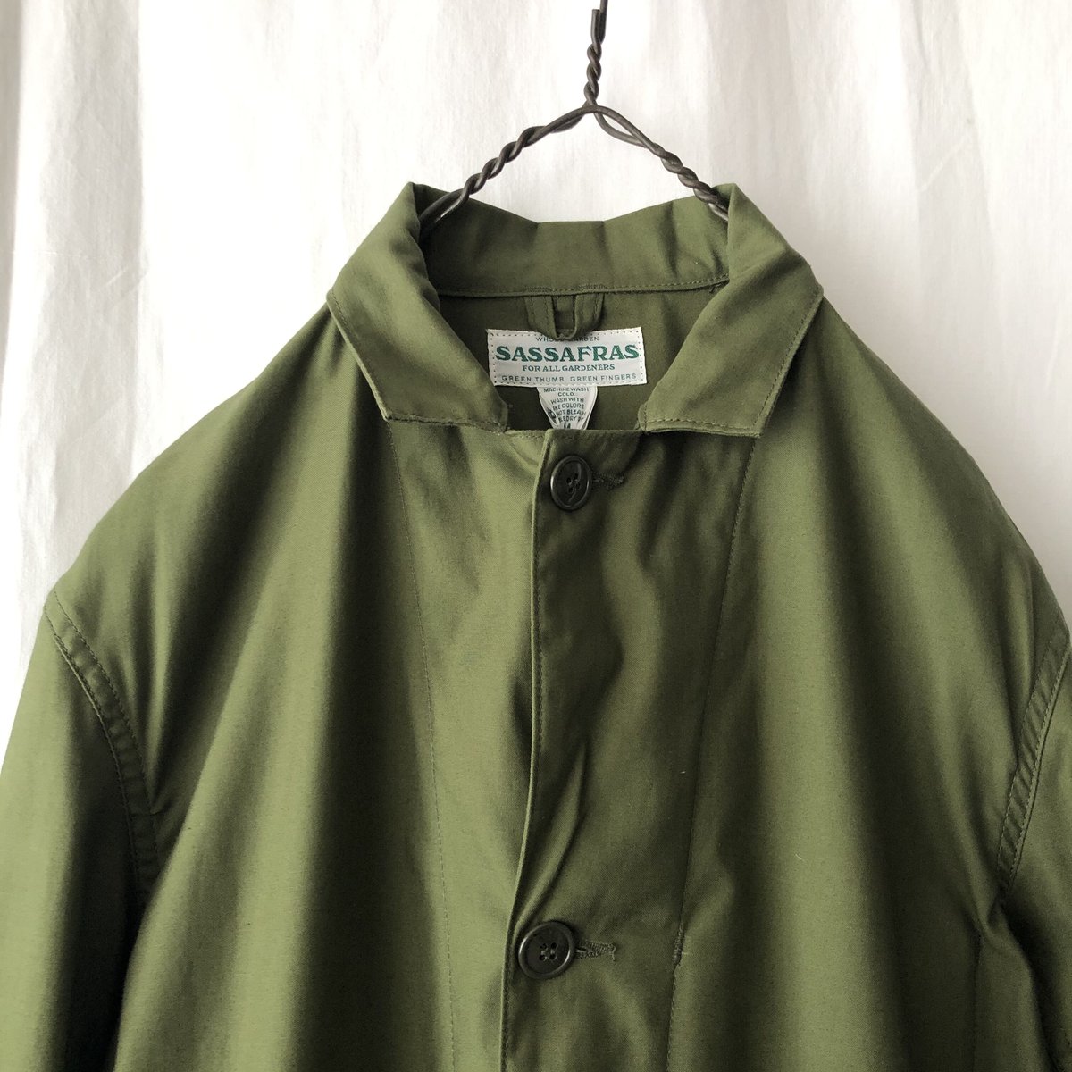 SASSAFRAS ササフラス GDU Leaf Jacket ササフラス・ポストオーバーオールズ・ラリースミス・セント