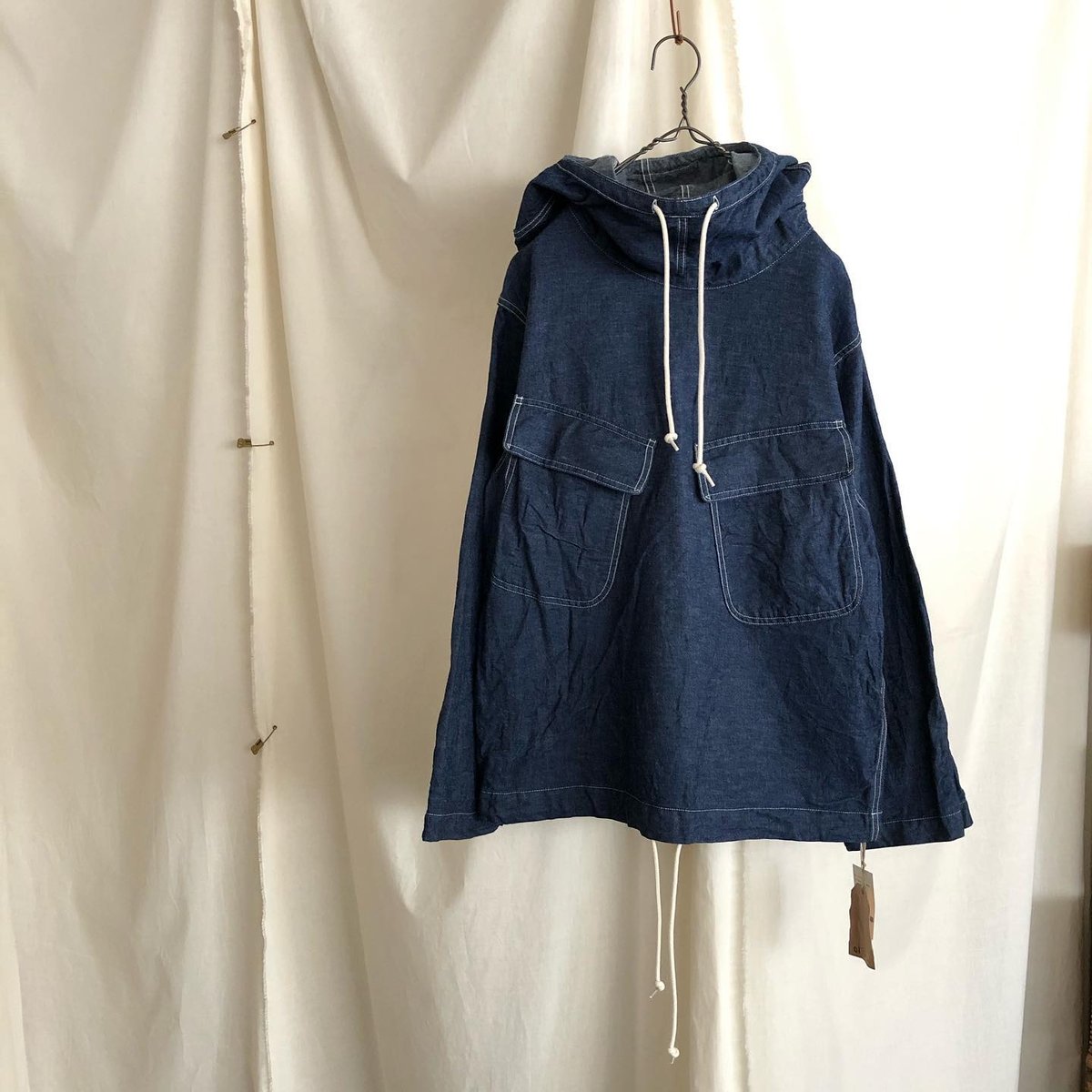 orSlow SALVAGE HOODED PARKA one wash