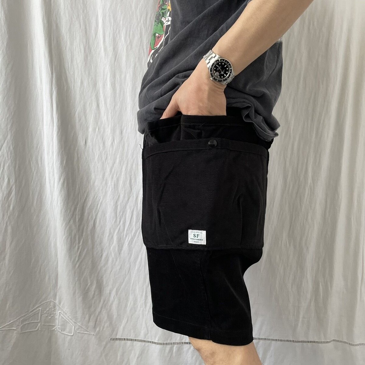 SASSAFRAS ” Whole Hole Pants 1/2 size M | SUN