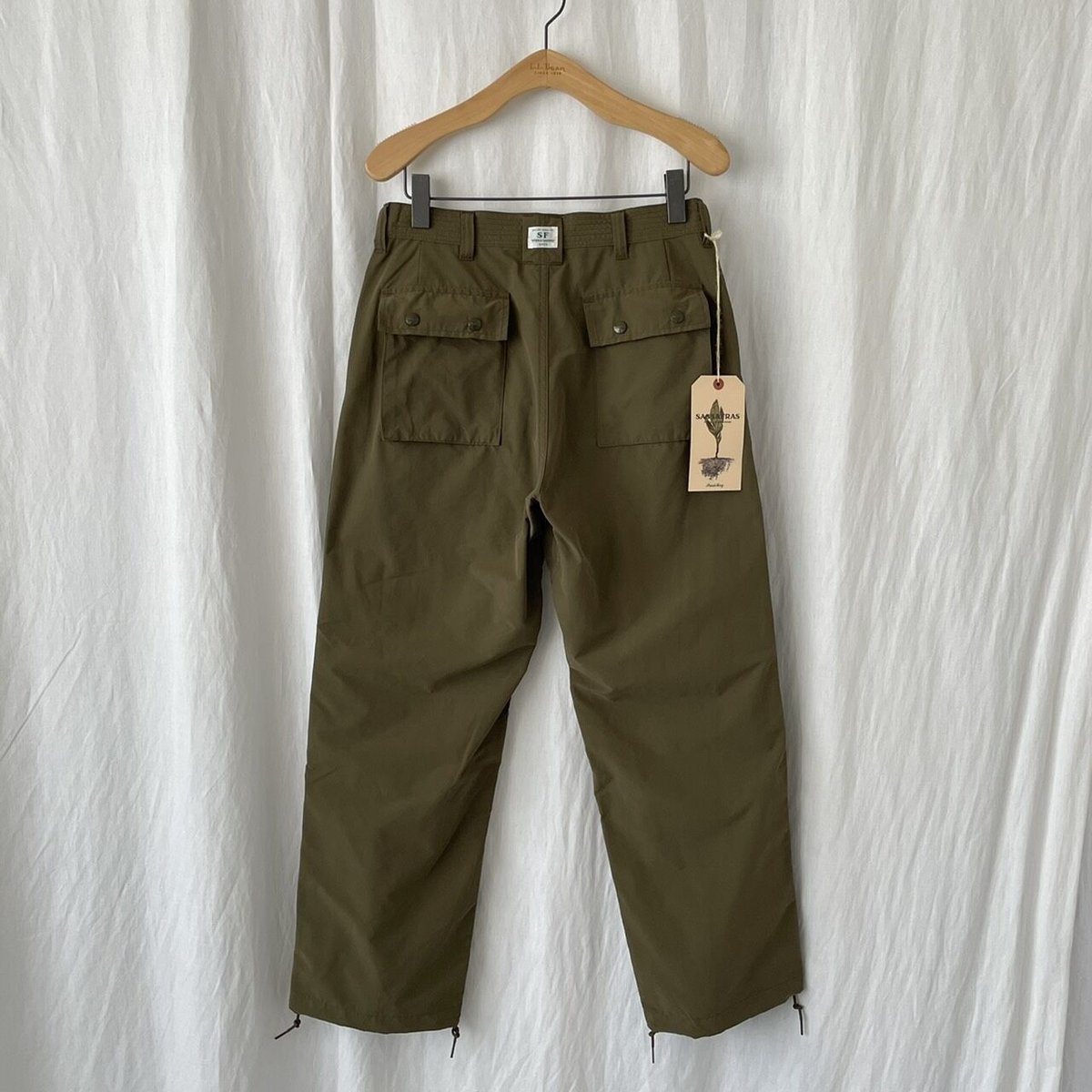 ササフラス　G.D.U pants 41カーキ　M ワークパンツ 楽天市場】【中古】未使用 SASSAFRAS ササフラス G.D.U.パンツ