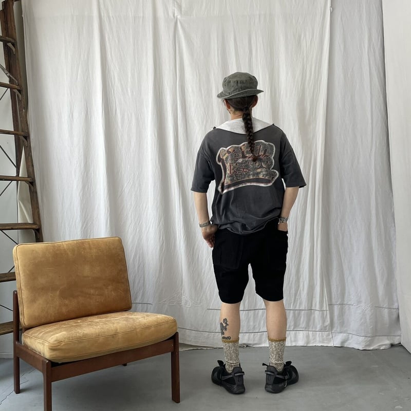 パンツ SASAFRAS WHOLE HOLE PANTS 1/2 DENIM SASSAFRAS WHOLE HOLE PANTS 1/2