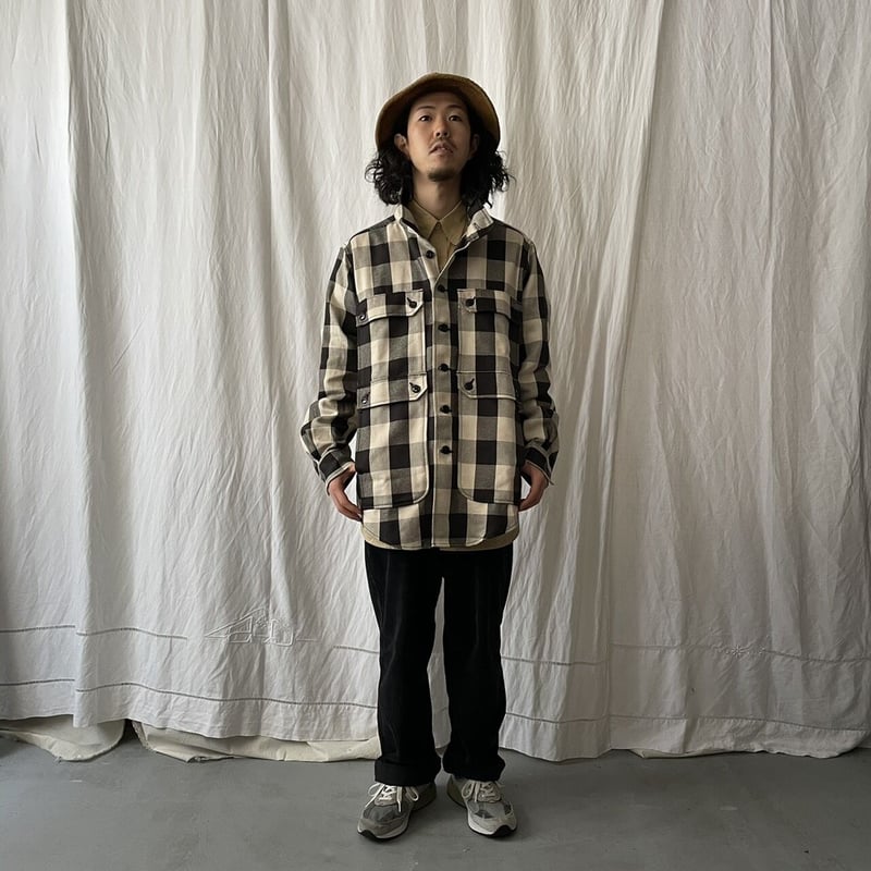 ジャケット・アウター SASSAFRAS BOTANICAL EAGLE SCOUT HALF M SF-242106) SASSAFRAS (ササフラス) Botanical Eagle Scout Half