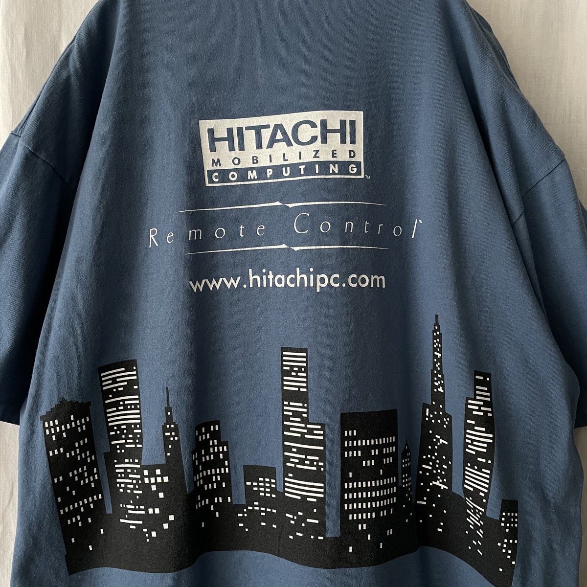 90S HITACHI MOBILIZED COMPUTING Tシャツ XL