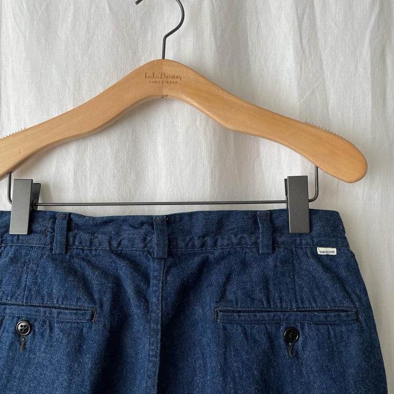 orslow ” 2-Tuck Denim Wide Trousers size 0 |