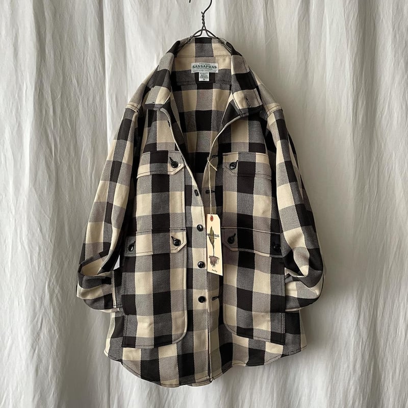 ジャケット・アウター SASSAFRAS BOTANICAL EAGLE SCOUT HALF M SF-242106) SASSAFRAS (ササフラス) Botanical Eagle Scout Half