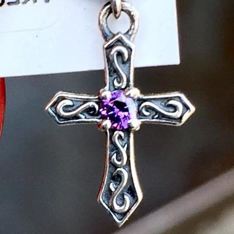 即納可能！薔薇と十字架のピアス】ローズクロスドロップピアス | 上州