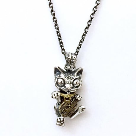 銀福～招き猫のペンダント～