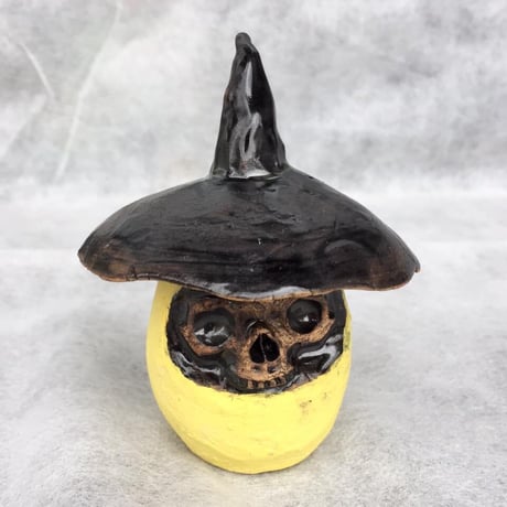 【SOLD OUT！】帽子～ドクロダルマ専用帽子～[大友窯SKULL]