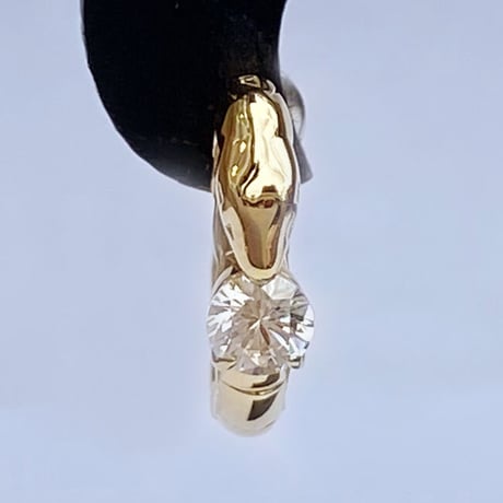 【蛇のピアス】サーペントバイパーシルバーピアス［Bizarre］
