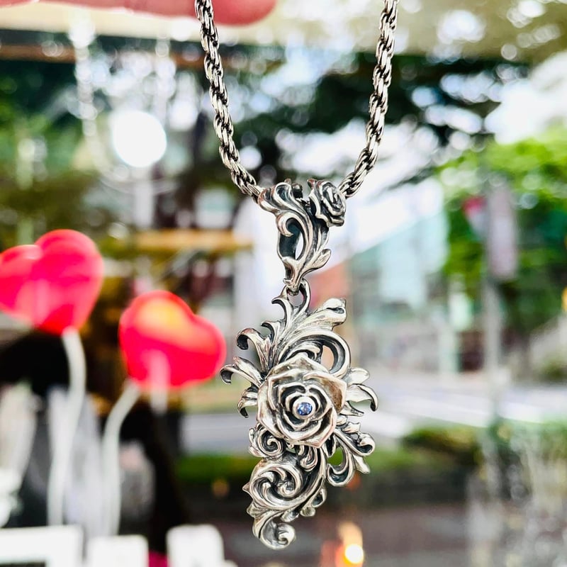 ラリマー　ネックレス　ペンダント　薔薇バチカン ラリマー ネックレス ペンダント 薔薇バチカン ラリマー ハート