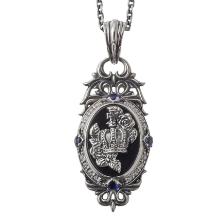 【即納可能！】黒薔薇ペンダント　～Black rose pendant～ ［Artemis Kings］
