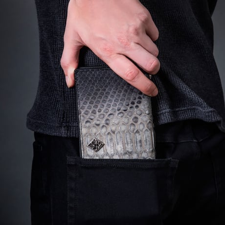グレーパイソンロングウォレット~Gray python long wallet~［Artemis Classic］