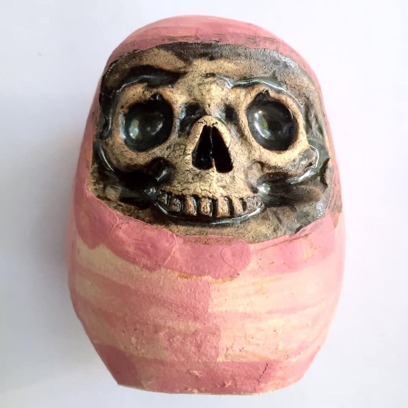 ダルマアート だるま/達磨 ホラードクロ スカル ゴシック 蜘蛛 バンパイア DARUMA SKULL X-RAY FULL COLOR NAVY - SECRET BASE ONLINE STORE