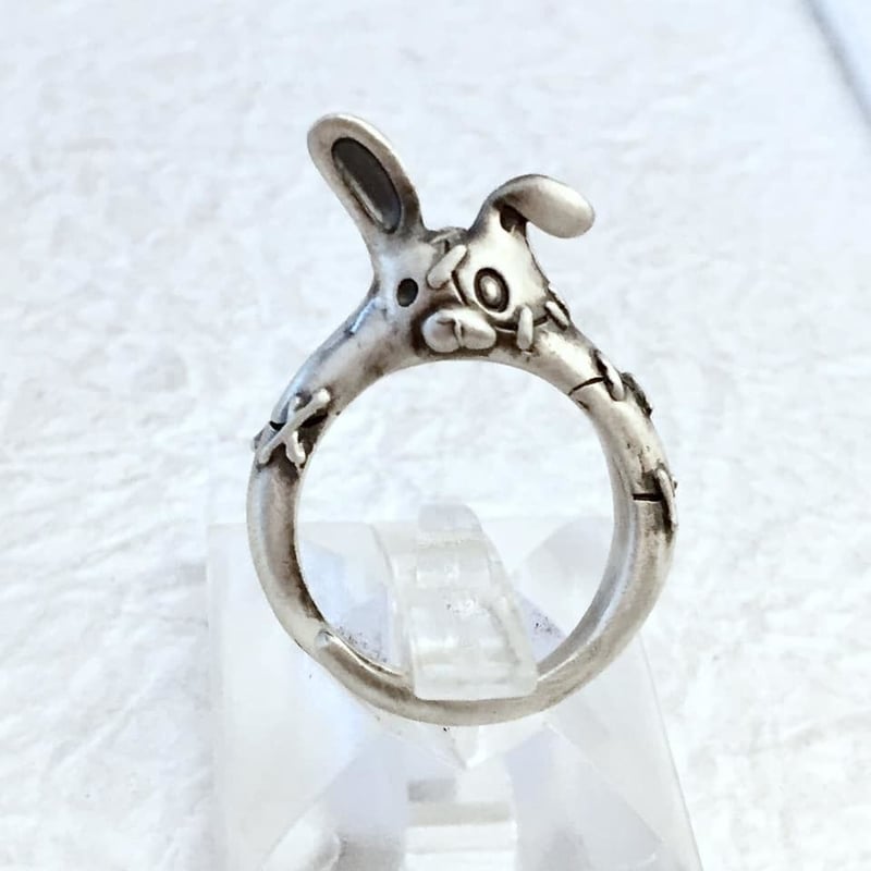 即納可能！】つぎはぎウサギ（リング）［林檎屋］ | 上州本店 蛇骨堂