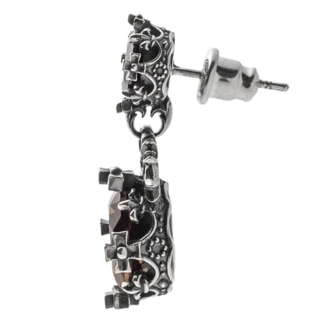 【即納可能！2つの王冠のピアス】 ツインクラウンピアス　～twin crown piercing～ ［Artemis Kings］