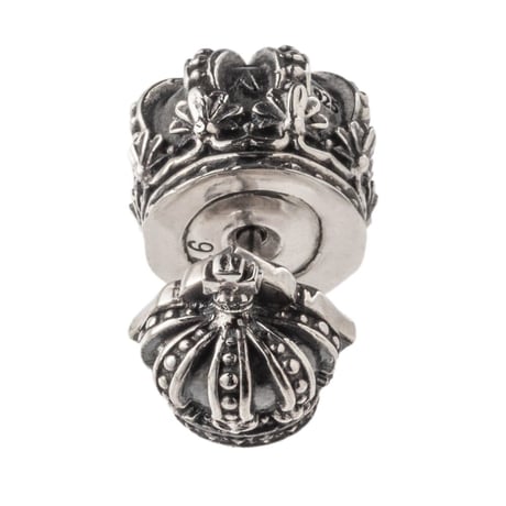 【即納可能！】クラウンキャッチスタッドピアス　～Crown catch stud earring～  ［Artemis Kings］