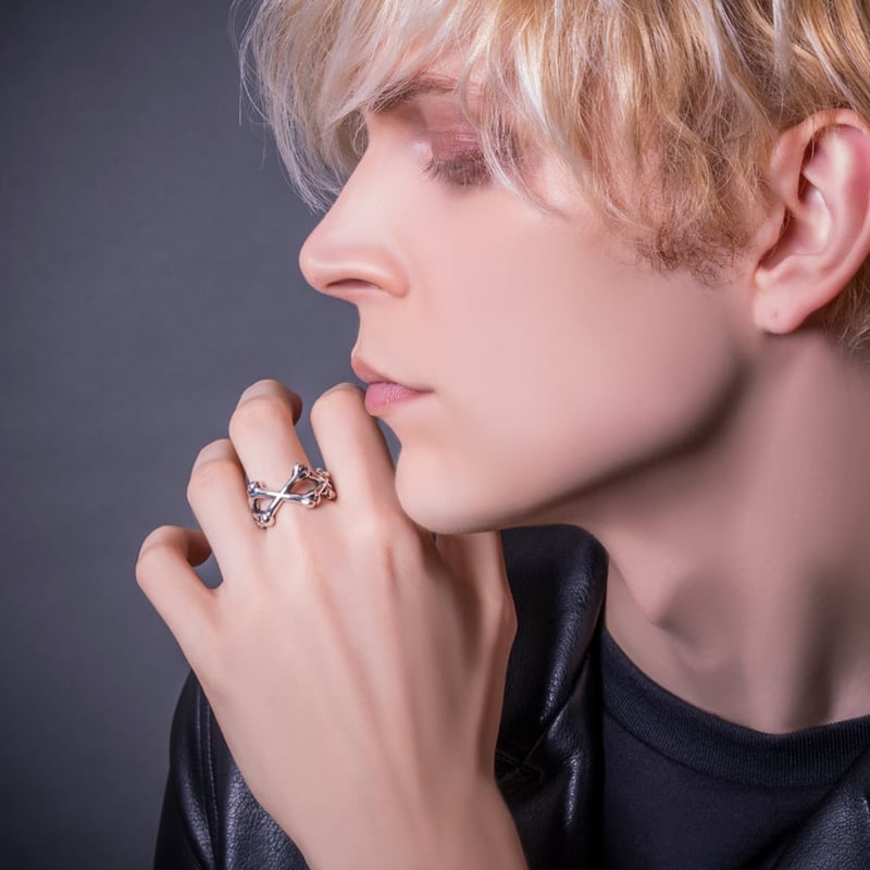 即納可能！】クロスボーンリング [ArtemisKings] | 上州本店 蛇骨堂