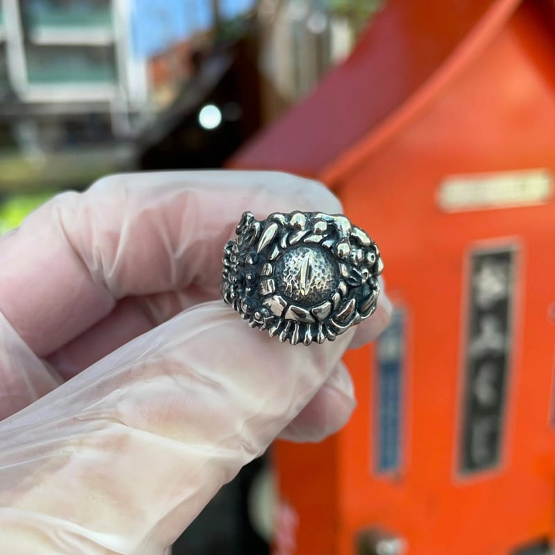 即納可能！】禍蛇眼（マガカガメ）リング［銀燭］ | 上州本店 蛇骨堂