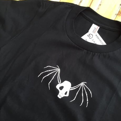 【SOLD OUT！】『蛇骨堂オリジナル』 輪舞ドクロＴシャツ黒/白