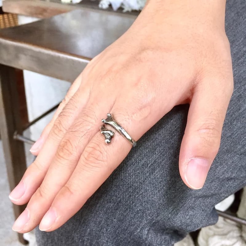 heart of bone レミーリング 即納可能！】BONEリング～骨の指輪～［SKURANGER］ | 上州本店 蛇骨堂